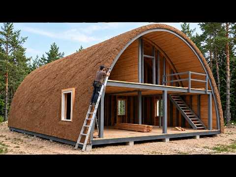 Man Builds an Off-Grid Dome House in the Adirondack Mountains | by@CreatingASimplerLifeOffGrid