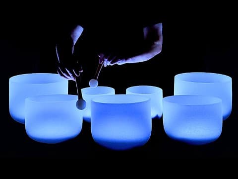 432 Hz Crystal Bowls Meditation: Relax & Sleep Deeply