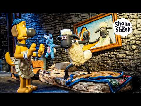 🖼️ فوضى اللوحة المقلوبة 🐑 بدأ جنون الجماليات في بيت المزرعة 💥 | Shaun the Sheep