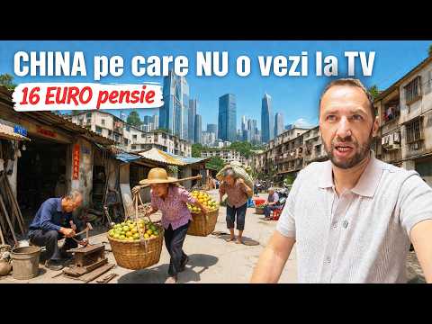 CHINA din spatele LUXULUI | 16 EURO pensie, CERȘETORI plătiți cu CARDUL, PREȚURI și TAXE