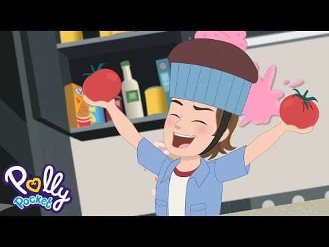 ¡Pelea de comida! | 4 Episodios Completos | Polly Pocket En Español