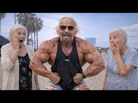 Grandpa Turned Into MONSTER Street Workout Prank | Alisher Style