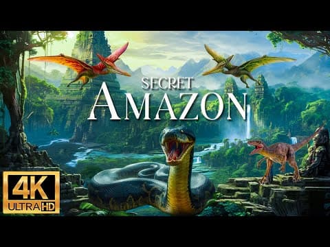 Secret Amazon 4K | Discover The Mysterious Beauty Of The Amazon Rainforest | Scenic Relaxation Film