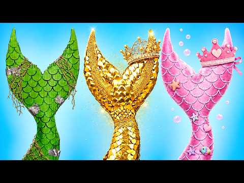 🧜‍♀️💎 Défi de transformation en Sirène! D'une fille ordinaire à la princesse du club des Sirènes! 👑🌊
