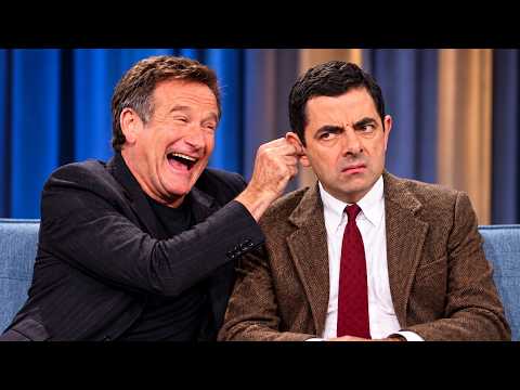 Robin Williams & Rowan Atkinson Breaking Celebrities NONSTOP!