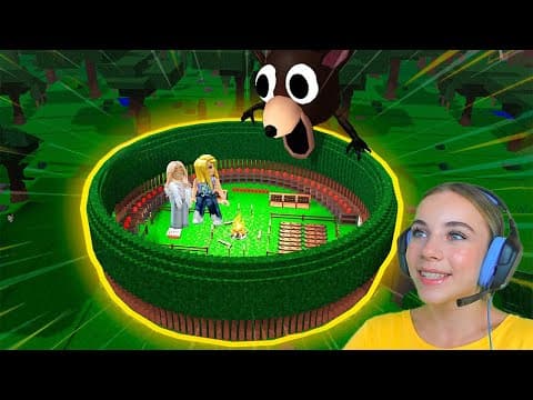 ПОСТРОИЛА САМУЮ БЕЗОПАСНУЮ БАЗУ В 99 ДНЕЙ ВЫЖИВАНИЯ В ЛЕСУ С АЛЁНОЙ в ROBLOX!