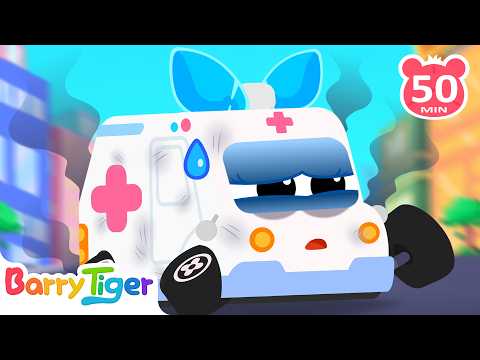 🚑 The Ambulance Is Sick! Barry's Repair Station Vehicle Rescue Compilation