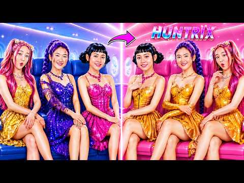 Rich Vs Poor Vs Giga Rich Girl At K-pop Demon Hunters Makeover Contest! Who Is The Best Girl ?