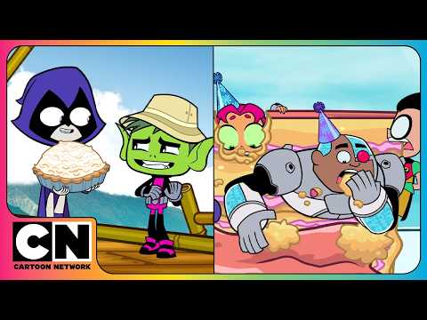 🍰😂 Teen Titans Go! | COMPILATION | DESSERT 🍦OR DESERT?! 🌵 | @Cartoon Network Asia