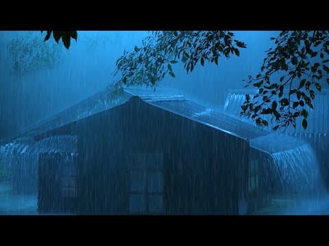 Sin Anuncios | Deja Atrás El Insomnio Para Dormir Profundamente ☔ Fuerte Tormenta Y Truenos