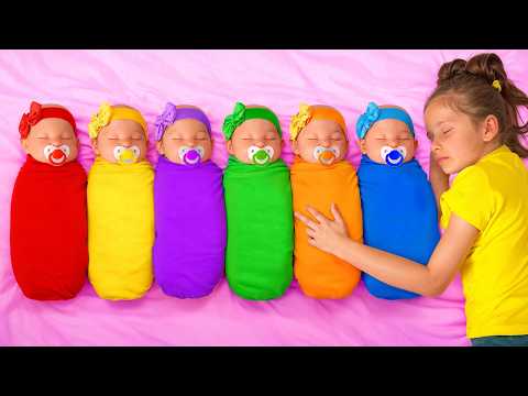 Maya und Mary fangen laute Keime | Leise sein, Baby Mia schläft