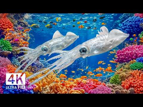 Amazing 4K Ocean Wonders – Beautiful Marine Life & Peaceful Ocean Sounds for Deep Sleep