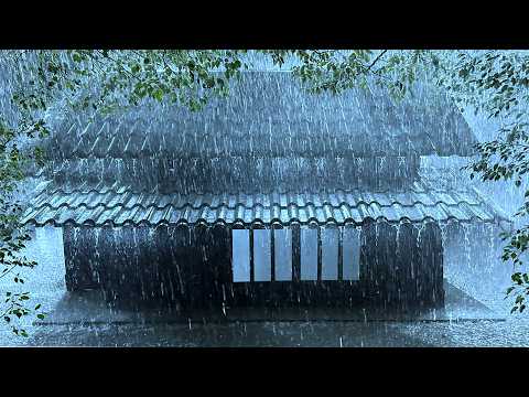 Absolutely Relaxing Treatment and Sleep Instantly with Terrible Rain &amp; Loud Thunder Sounds at Night