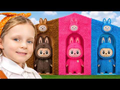 Building Labubu Houses Adventure! Who Has the Best One? 🧸🏰✨