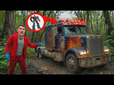 Verlassenen Optimus-Prime-Truck nach heftigem Crash gefunden – Transformers in Gefahr!