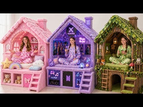 DREAM AESTHETIC ROOM TRANSFORMATION 🛠️ Billionaire Edition ✨ By 123 GO! Live