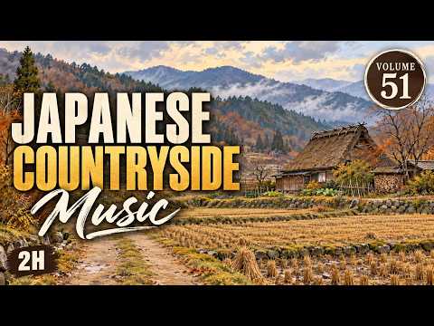 A Quiet Mountain Hamlet in Japan 🍂 Relaxing Japanese Music | 2 Hours