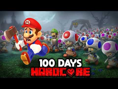 I Survived 100 DAYS In a ZOMBIE APOCALYPSE In Mario Odyssey...