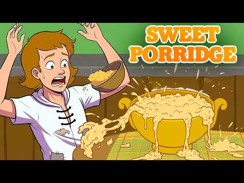 Sweet Porridge & The Jealous Neighbour 🏡 | Fairy Tales and Stories for Kids