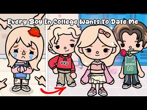 I'm So Pretty That Every Guy In College Fights Over Me… Is That Even Normal? 😱❤️|  Toca Boca