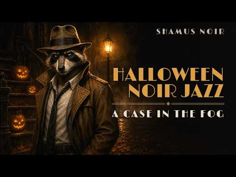 "Everyone Wears a Mask Tonight..." | Halloween Noir Detective Mood | Dark Jazz
