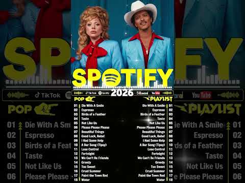 Billboard Pop Songs 2026 Playlist ✨Ed Sheeran, The Weeknd, Bruno Mars, Rihanna, Adele, Dua Lipa