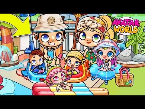 ПОХОД В БАССЕЙН 👨‍👩‍👧‍👦🏊‍♀️ в AVATAR WORLD 💕 ИСТОРИЯ РУТИНА СЕМЬИ  ОБНОВЛЕНИЕ ВСЕ СЕКРЕТЫ СЕРИАЛ