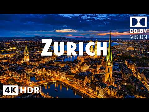 [4K] ZURICH – Where Mountains Meet the City | Deep House Chill