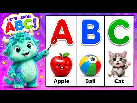 🐶 ABC Animals & First 100 Animal Names for Kids 🔤 | Fun Preschool Learning Adventure
