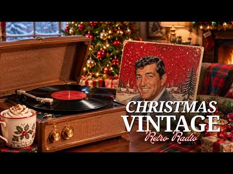 Best of Vintage Christmas Songs 🎄 Classic Christmas Music 40s–60s | Dean Martin, Nat King Cole S...