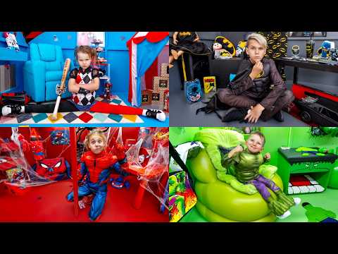 Giant Dollhouse for Superheroes