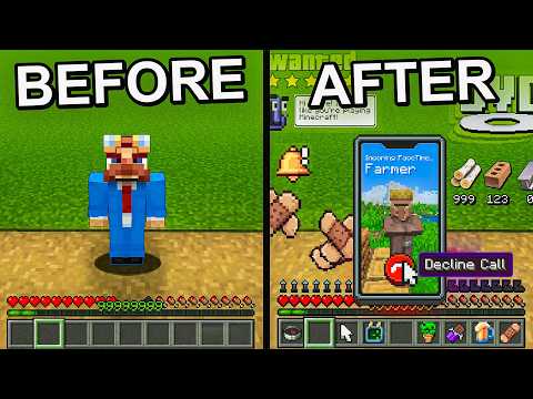 Minecraft, But The HUD Keeps Getting Worse!