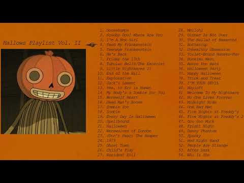 Hallows Playlist Vol. II | 3 hours of Fall Vibes & Halloween music (NO AI)