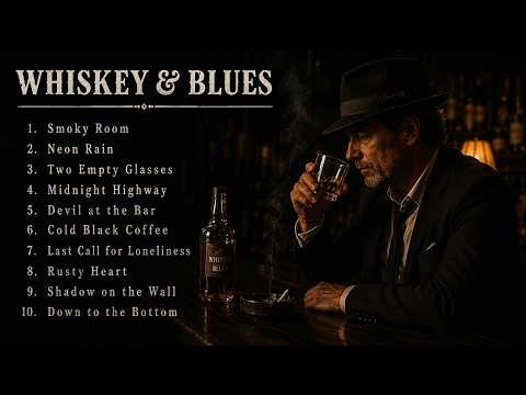 Whiskey Blues 🥃 Slow Music for Men Who Hide Their Pain