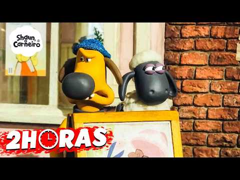 A MISSÃO MISTERIOSA DE SHAUN E BITZER 🐑⚡🐶｜SHAUN THE SHEEP TODAS AS TEMPORADAS 3