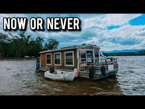 "We DIDN'T pick a good day... | The Great Loop on a Shanty Boat 