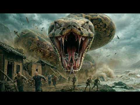 【2026 newest movie】Hundred-meter snakes slaughter human! Youths in snake lair, attacked by snakes !
