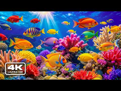 The Best Underwater World 4K UHD — Amazing Aquarium Fish, Ocean Sounds for Sleep, Stress Relief #12