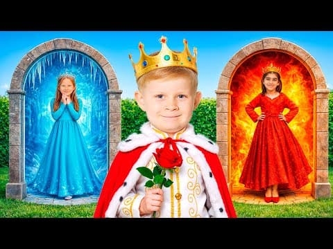 Ice Princess vs Fire Princess - Fun Stories for Girls