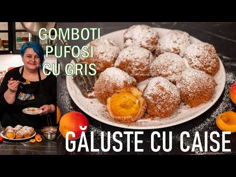 Găluște cu caise - GOMBOȚI pufoși din aluat cu griș și cartofi fierți Marillenknödel | Savori Urbane