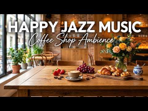 Happy Jazz Music ☕ Bossa Nova Instrumental for Relaxing, Positive Moods &amp; Working