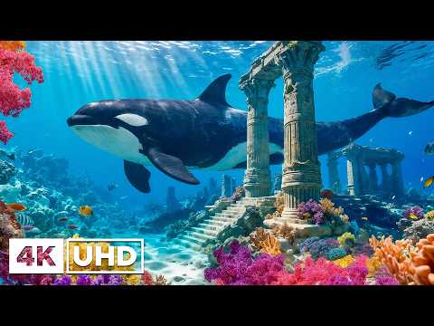 DREAM AQUARIUM 4K - Peaceful Marine Life, Sea Animals & Coral Reefs with Calm Aquarium Ambience