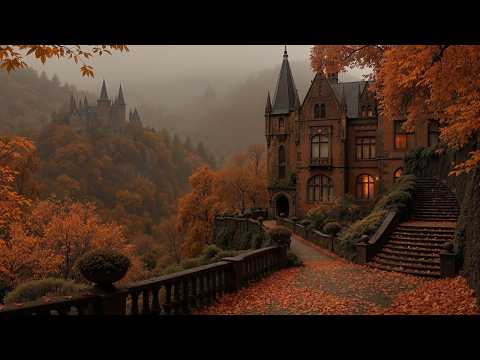Lost in a Misty Gothic Manor Above the Autumn Valley | Dark Academia Piano for Reading & Reflection