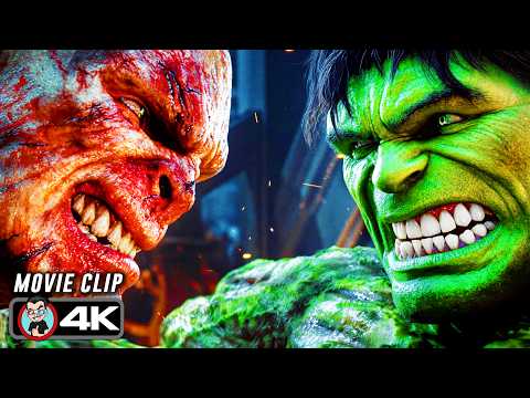 Hulk Vs Abomination - Final Fight Scene | THE INCREDIBLE HULK (2008) Movie CLIP 4K