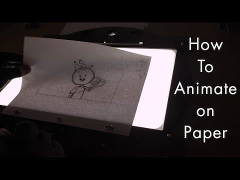 How To Animate on Paper for Beginners!