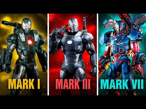 EVERY War Machine Suit Explained in 12 Minutes!