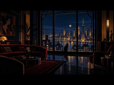 Observando a movimentada vida noturna I Jazz Ambient Music
