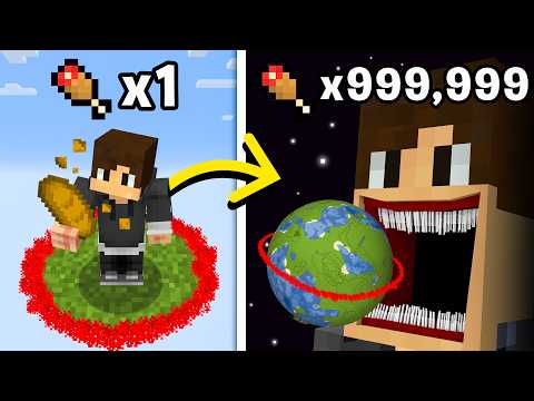Minecraft, But Eating = World Size