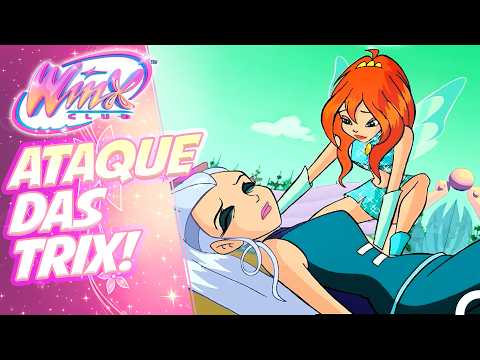 O Grande Ataque Das Trix A Alfea! 🏰💥 | Winx Club