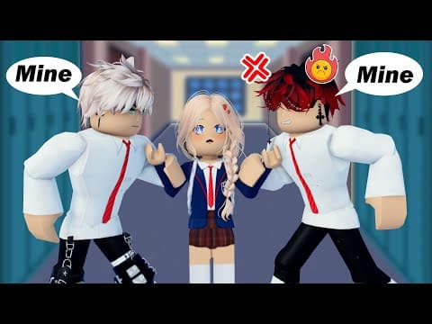 💖 Two heartthrobs fight over me (School Love 32-35) | Cute Roblox TV